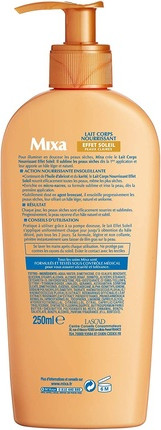 Body Lotion Mixa Body Milk with Soleil Effect