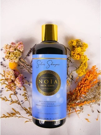 Бессульфатный Тонирующий Шампунь от Желтизны Noia Hair Silver Series