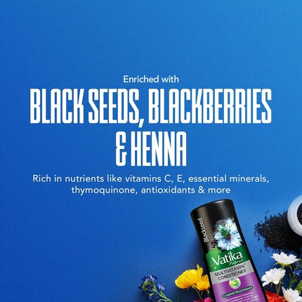 Кондиционер Vatika Naturals Multivitamin Enriched Black Seed Complete Hair Care
