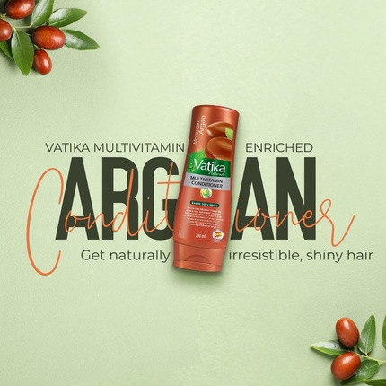 Кондиционер Vatika Naturals Мультивитаминный с Аргановым маслом