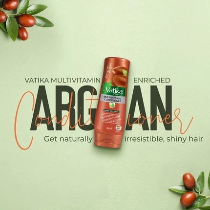 Кондиционер Vatika Naturals Мультивитаминный с Аргановым маслом