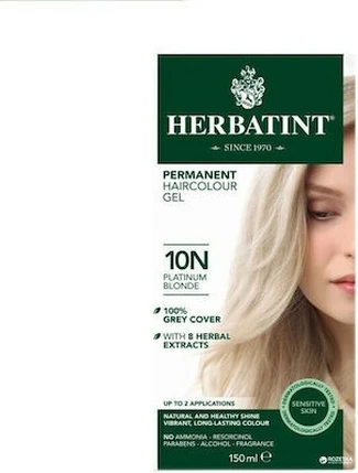 Стойкий гель-краска для волос Herbatint Herbatint Permanent Haircolor Gel 10n Xantho Platine