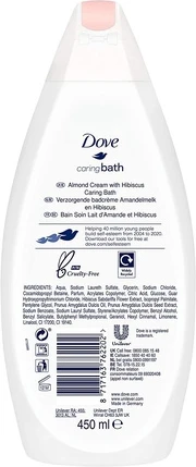 Body Wash Dove Caring Almond