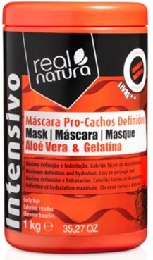 Маска для волос Real Natura для очерченных кудрей