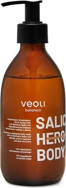 Гель для очищения и эксфолиации тела Veoli Botanica Salic Hero