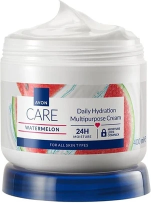 Body Lotion Avon Care Watermelon Cream for Face, Hands & Body