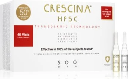 Тоник для волос Crescina Transdermic 500 для восстановления роста и против выпадения волос