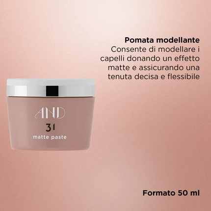 Стайлинговая паста Kemon AND 31 Matte Paste