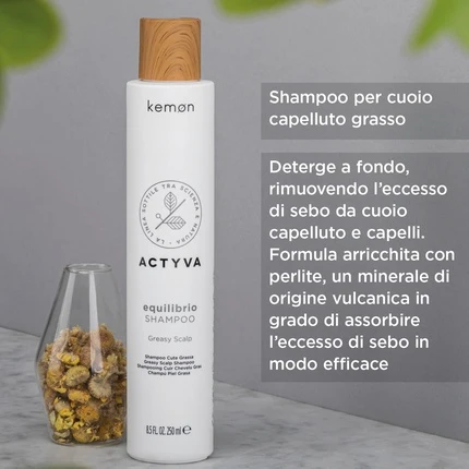Шампунь Kemon Actyva Balance, регулирующий выработку кожного сала