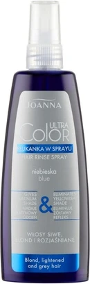 Color Rinse Spray Joanna Ultra Color System Blue For Grey Blonde & Lightened Hair