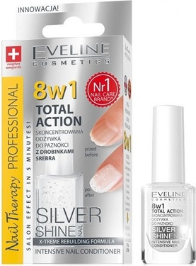 Concentrated Nail Conditioner Eveline Cosmetics Nail Therapy Total Action 8 In 1