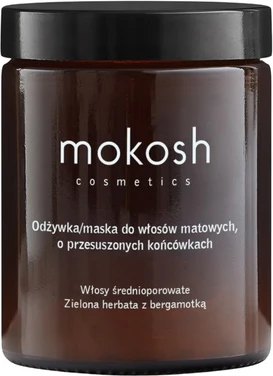 Кондиционирующая Маска Mokosh Для Тусклых Волос С Сухими Кончиками Зеленый Чай С Бергамотом