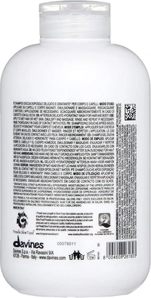 Gentle Cleansing Shower Gel Davines SU Hair & Body Wash