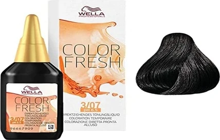 Оттеночный бальзам для волос Wella Colour Fresh № 3/07 Темный Натуральный Коричневый