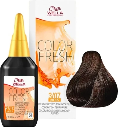 Краска для волос Wella Color Fresh Темно-коричневый Натуральный коричневый