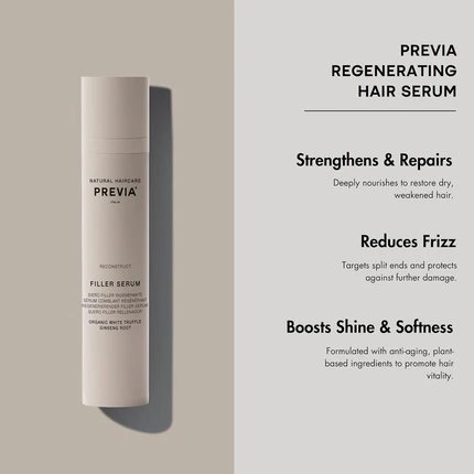 Сыворотка для волос Previa Organic Белый Трюфель Филлер Серум
