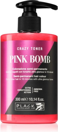 Тонирование волос Профессиональная Линия Crazy Toner Pink Bomb