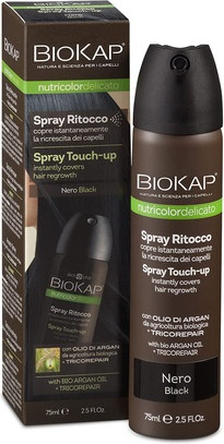 Спрей для подкрашивания корней Biokap Nutricdel Чёрный