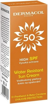 Солнцезащитный крем Dermacol Sun с водостойкими свойствами SPF 50