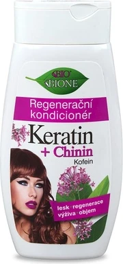 Conditioner Bione Cosmetics 100% Organic/Vegan Regenerating with Keratin, Quinine, and Caffeine