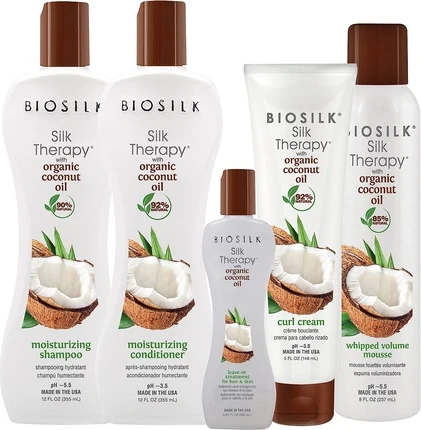 Шампунь Biosilk Silk Therapy с органическим кокосовым маслом