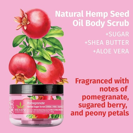 Скраб для тела Hempz Sugar Body Scrub Pomegranate