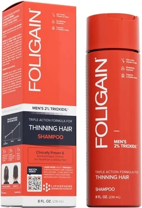 Шампунь Foligain Foligain Мужской против выпадения волос с 2% Триоксидилом