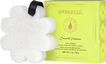Гель для душа Spongelle Boxed Flower с ароматом кокоса и вербены