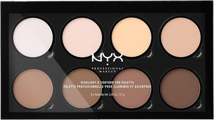 Набор пудры для хайлайтера и контура NYX Professional Makeup Highlight & Contour Pro Palette