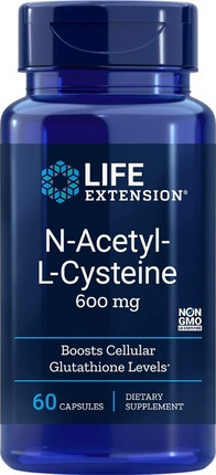 Вегетарианские капсулы Life Extension N-Ацетил L-Цистеин