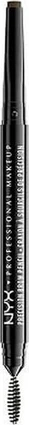 Карандаш для бровей NYX Precision Brow Pencil с плоским кончиком и щеточкой-спиралью, веганская формула, оттенок Espresso 05