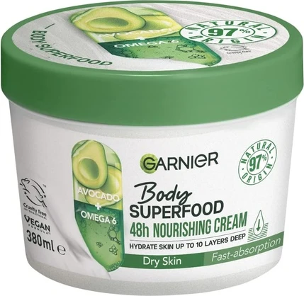 Moisturising Body Cream Garnier With Avocado And Vitamin E