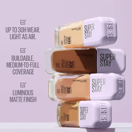 Тональный крем Foundation Maybelline Super Stay Up To 30h Lumi-Matte