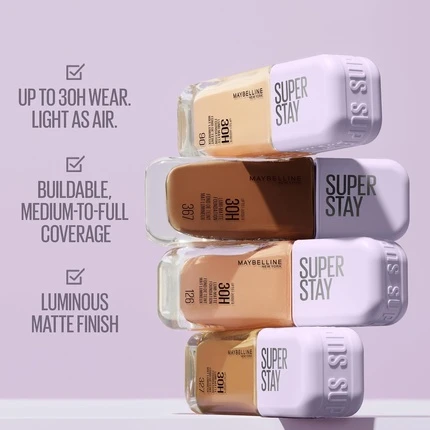 Тональный крем Foundation Maybelline Super Stay Up To 30h Lumi-Matte