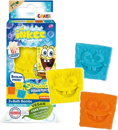 Bath Bombs Set Inkee Inkee Mini Pack Spongebob