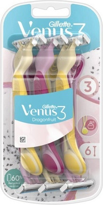 Disposable Razors Gillette Venus 3 Dragonfruit