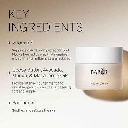 Дневной Крем для Лица Babor Classics Argan Cream Rich
