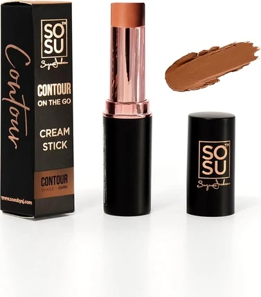 Кремовый стик Sosu Cosmetics Contour On The Go Темный оттенок