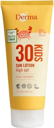 Лосьон Dermata Derma Солнцезащитный лосьон для младенцев и детей SPF 30