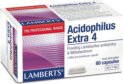 Нутрицевтика Lamberts Acidophilus Extra 4 60 капсул
