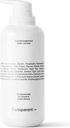 Лосьон для тела Transparent Labs Transparent Lab Vitamin Enriched Body Lotion - Формула против старения
