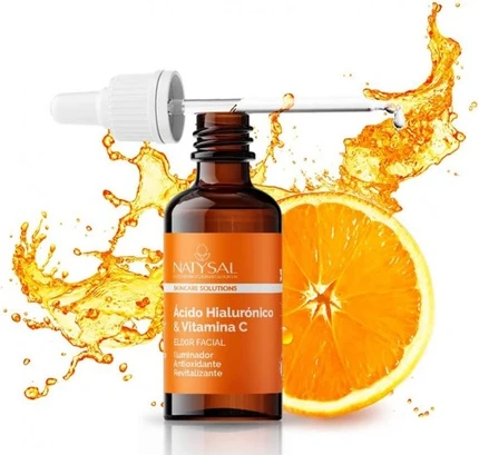 Elixir Naturgreen Nutricosmetics Гиалуроновая кислота и Витамин С для лица Эликсир