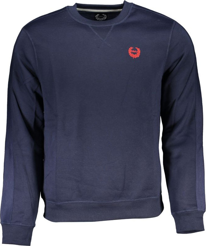 Blue Cotton Sweatshirt Diego Venturino