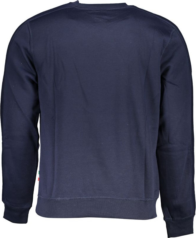 Blue Cotton Sweatshirt Diego Venturino