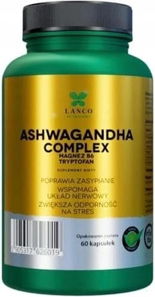 Капсулы Lanco Ashwagandha Complex Premium Антистресс