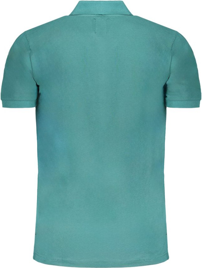 Green Cotton Polo Shirt by Diego Venturino