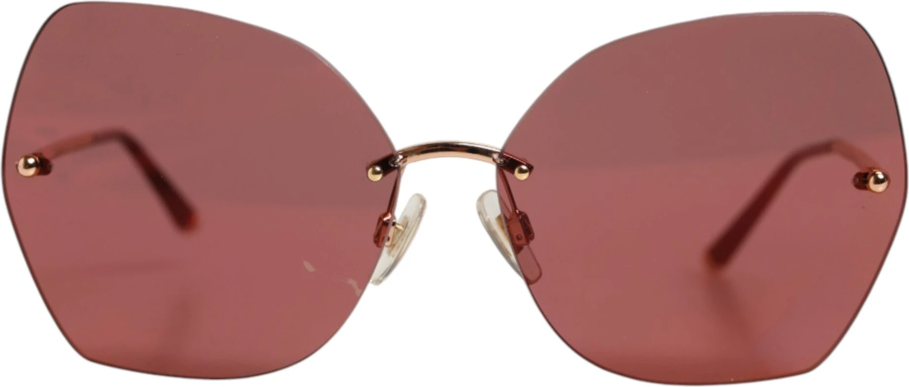 Солнцезащитные очки Dolce & Gabbana Lucia Cat Eye с металлической оправой