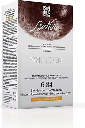 Краска для волос Bionike Shine On Blonde Hair RA6.34