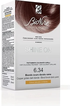 Краска для волос Bionike Shine On Blonde Hair RA6.34