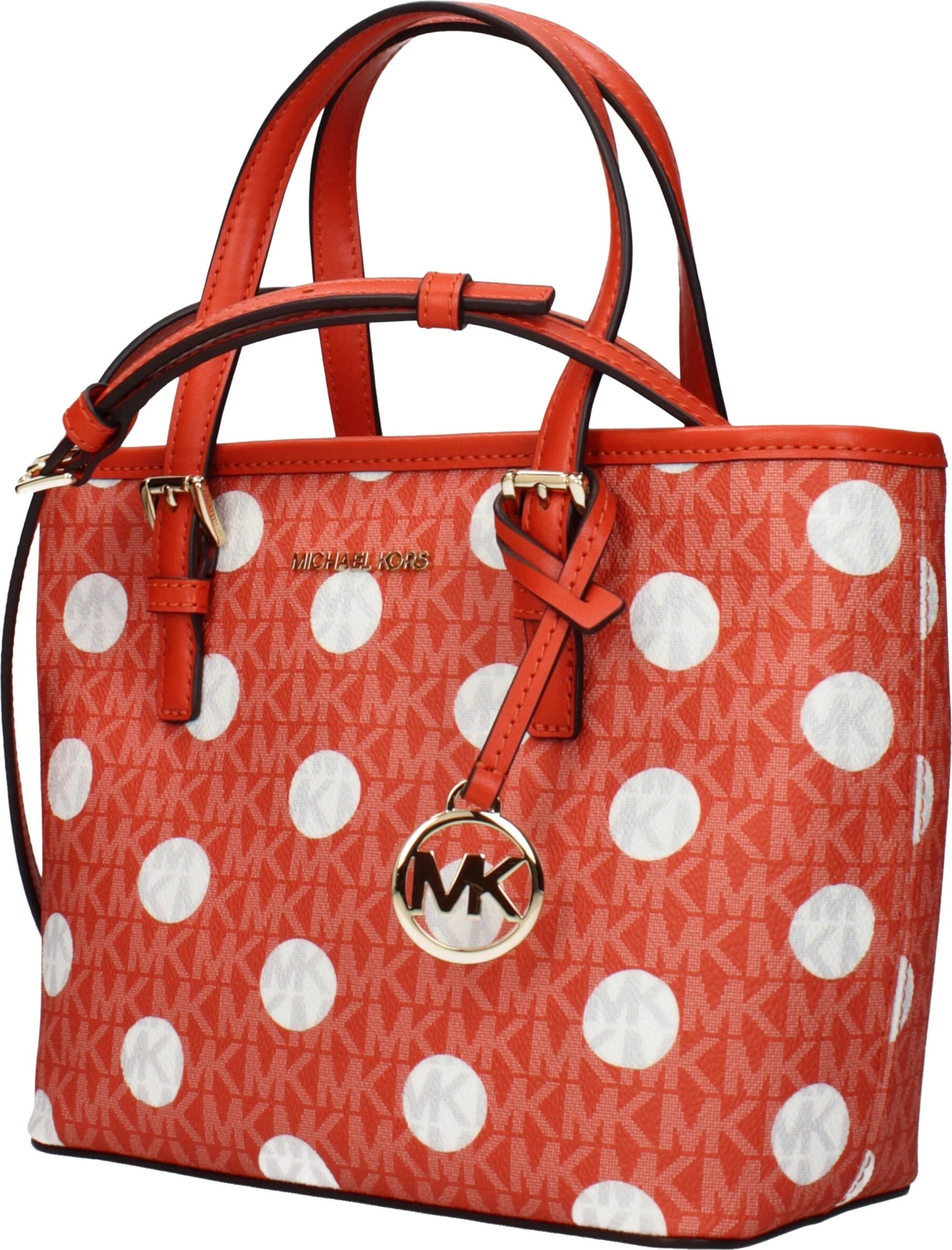 Оранжевый тканевый рюкзак Michael Kors